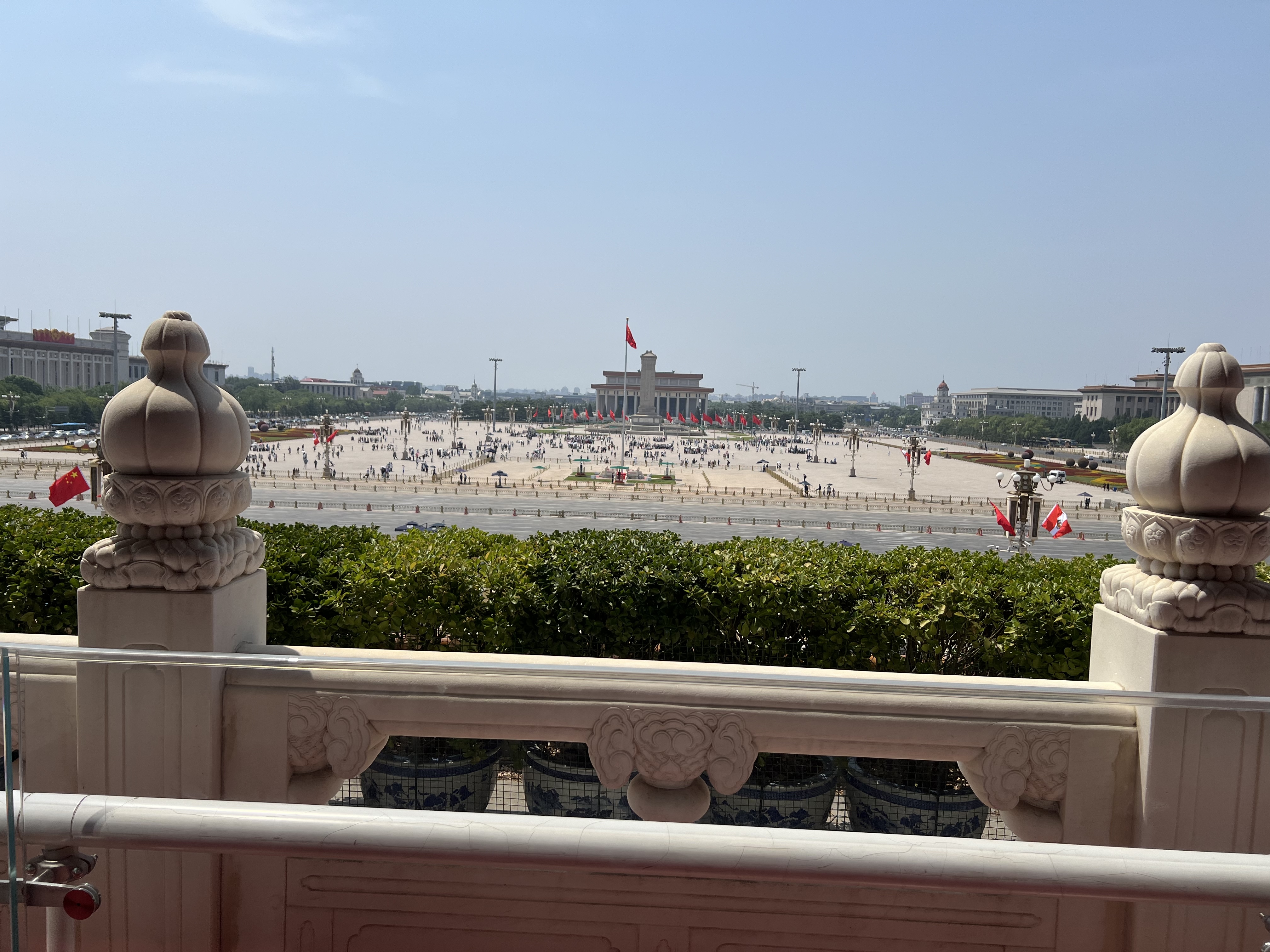 天安门城楼中央