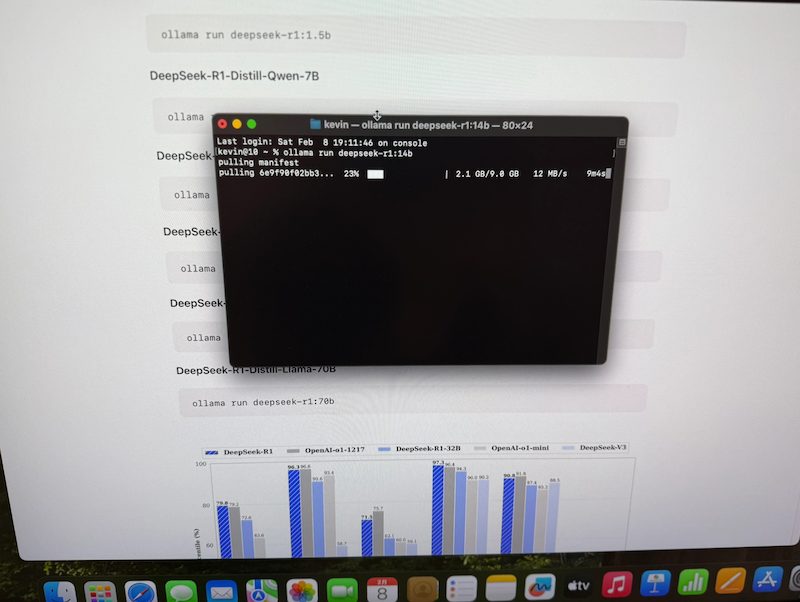 Mac Mini M4本地部署Deepseek步骤