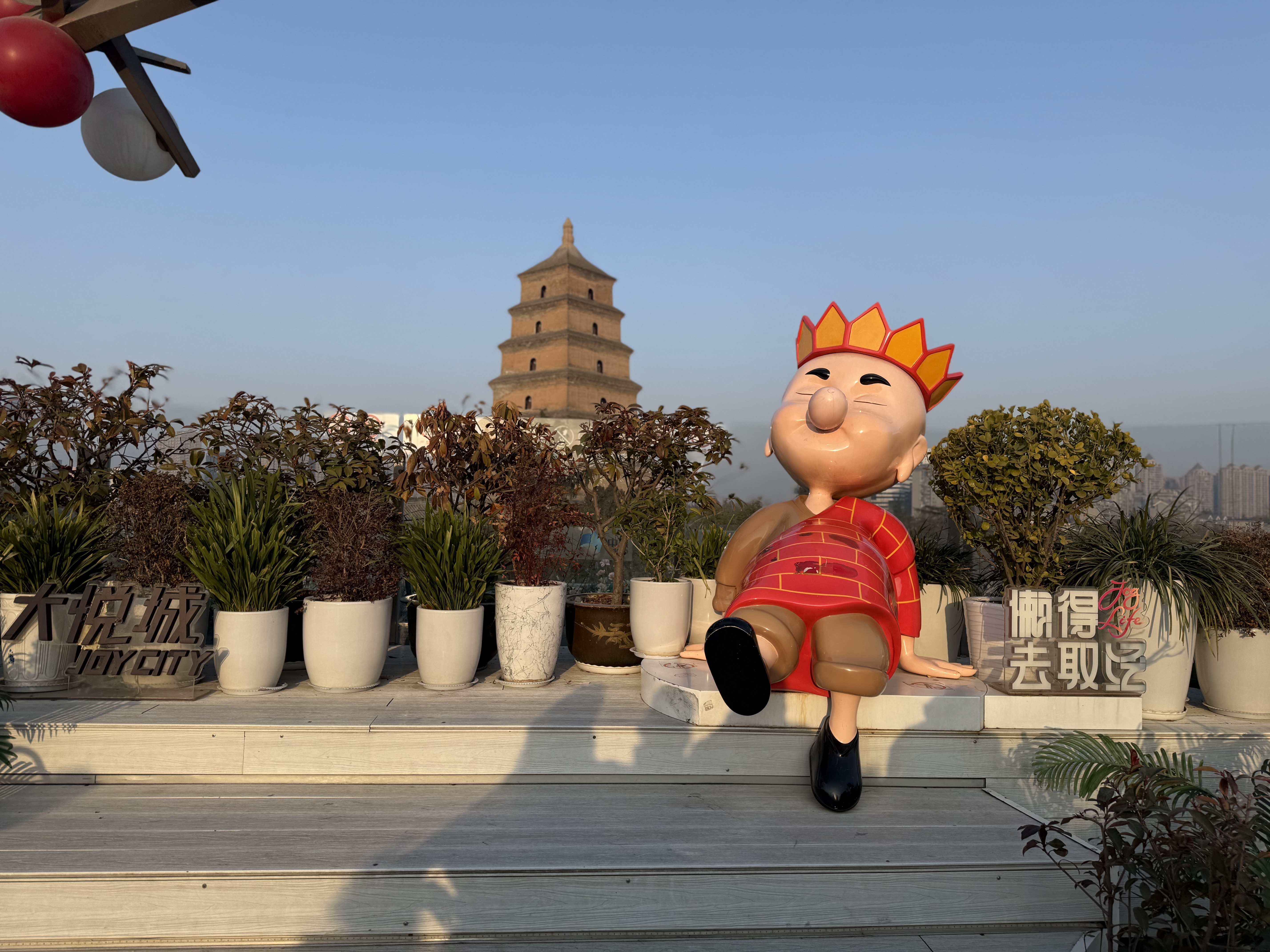 大雁塔 Q版玄奘 大悦城平台