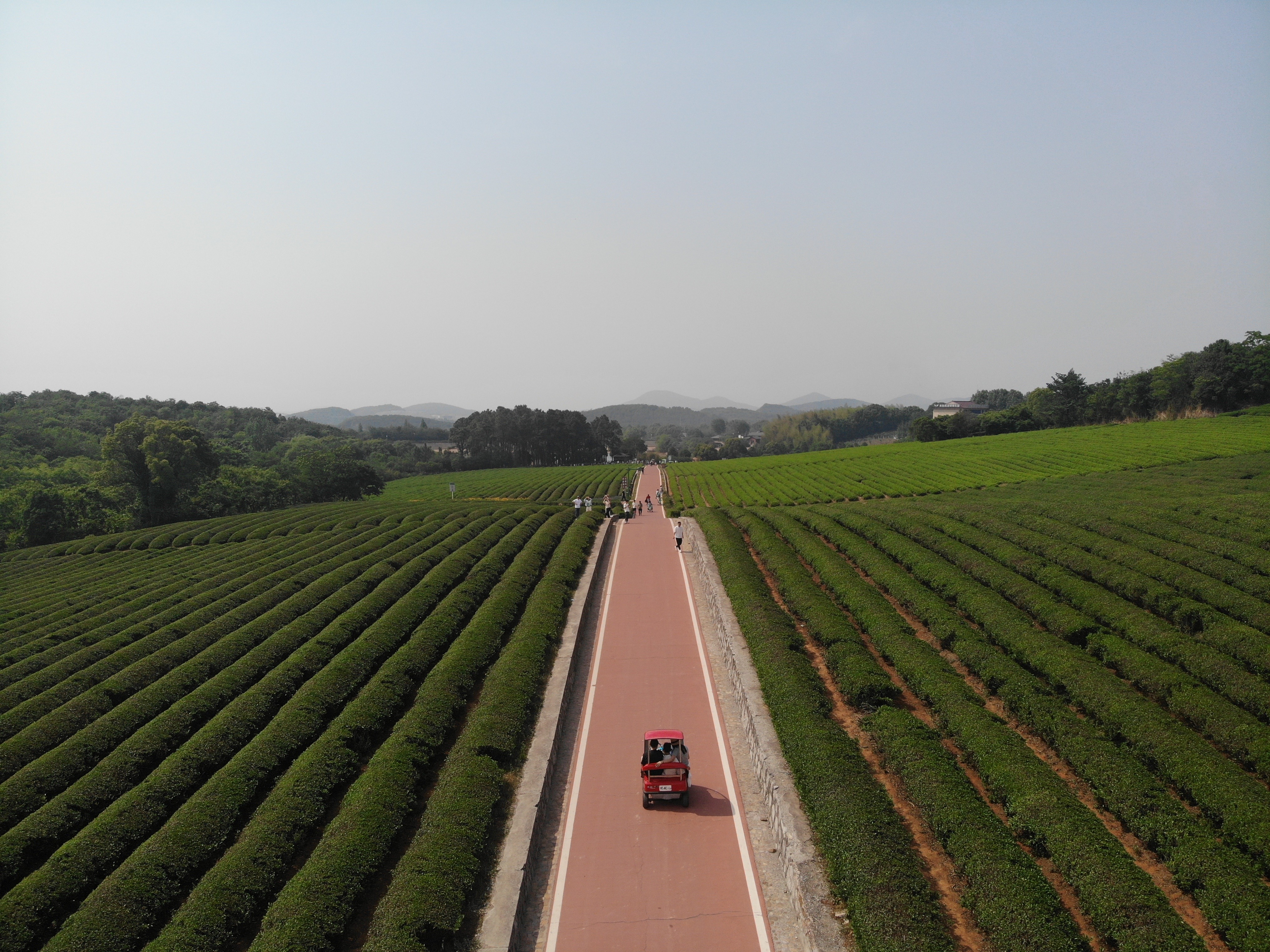 骑行坡道 无人机拍摄