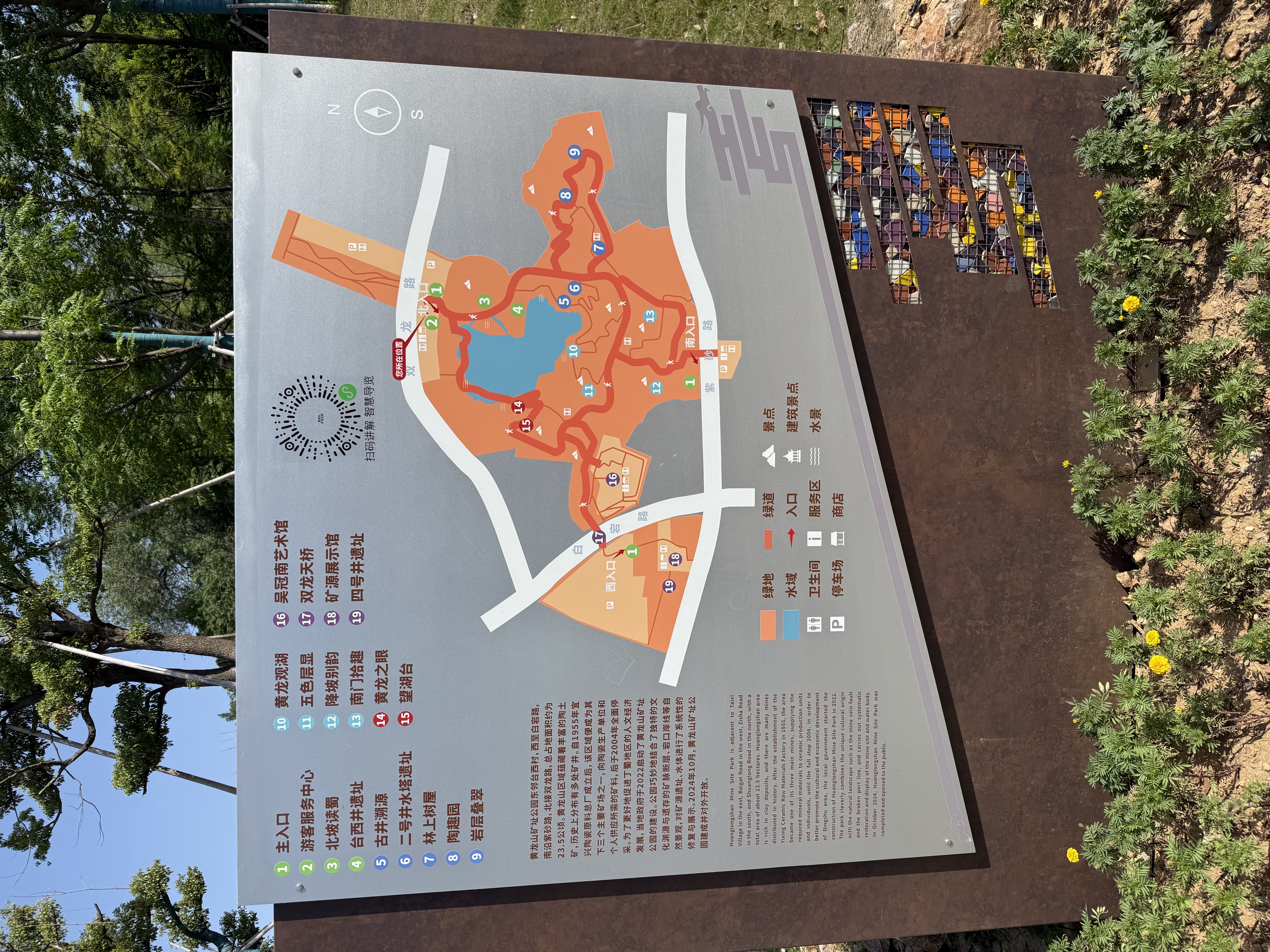 黄龙山矿址公园 导览图